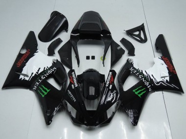 2000-2001 Yamaha YZF R1 Motorcycle Fairings - Glossy Black White Red Green Monster