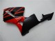 2003-2004 Honda CBR600RR Motorcycle Fairings - Red Glossy Black OEM Style