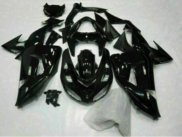 2006-2007 Kawasaki ZX10R Motorcycle Fairing - Glossy Black