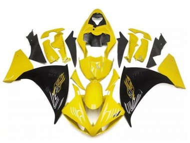 2009-2011 Yamaha YZF R1 Motorcycle Fairings - Yellow Black