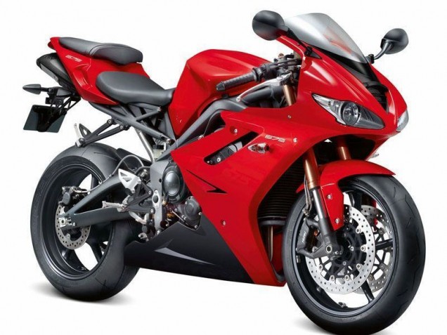 2009-2012 Triumph Daytona 675 Triple Motorcycle Fairing Kits - Red