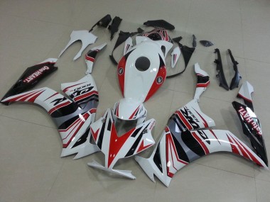 2012-2016 Honda CBR1000RR Motorcycle Fairings - White Red Silver Black One Heart
