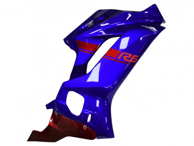 2017-2025 Yamaha YZF R6 Motorcycle Fairings - Blue Red