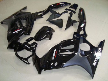 1995-1996 Honda CBR600 F3 Motorcycle Fairings - Glossy Black Matte Black