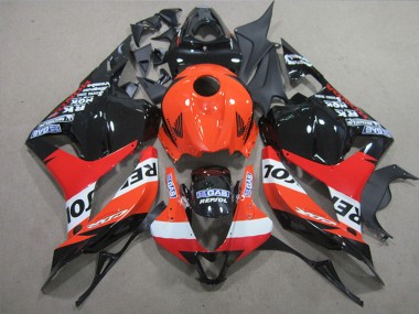 2009-2012 Honda CBR600RR Full Motorcycle Fairings - Orange White Red Glossy Black Repsol