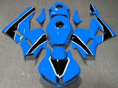 2013-2023 Honda CBR600RR Motorcycle Fairings - Light Blue White Glossy Black