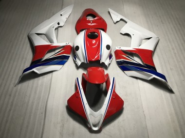 2007-2008 Honda CBR600RR Motorcycle Fairings - White Red Dark Blue Black OEM Style