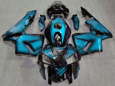 2005-2006 Honda CBR600RR Motorcycle Fairings - Deep Light Blue