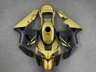 2003-2004 Honda CBR600RR Motorcycle Fairings - Gold Matte Black
