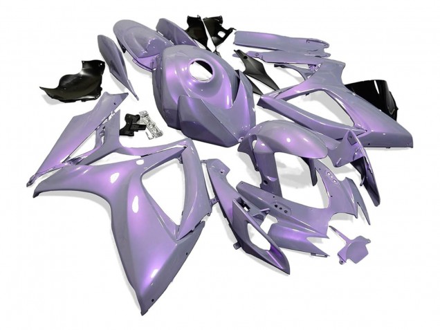2006-2007 Suzuki GSXR 600 / GSXR 750 Motorcycle Fairings - Chameleon Grey Dazz Pearl Purple