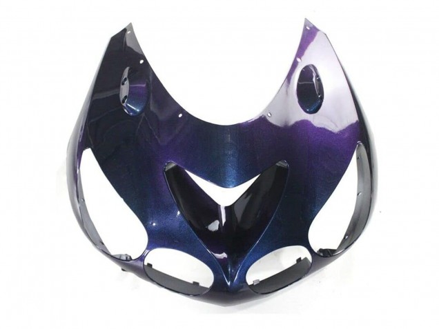 2006-2011 Kawasaki ZX14R ZZR1400 Motorcycle Fairings - Chameleon Blue Purple