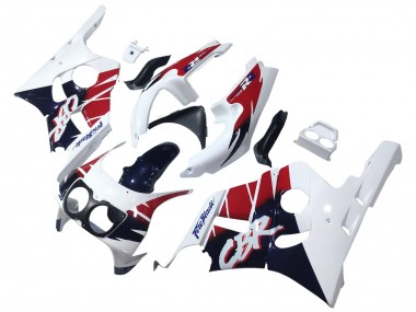 1990-1999 Honda CBR400RR NC29 Motorcycle Fairings - White Red Dark Blue Fireblade