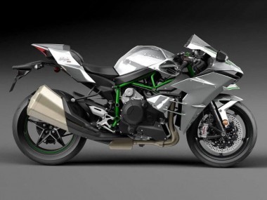 2015-2022 Kawasaki Ninja H2 Motorcycle Fairings - Silver