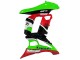 2010-2016 Kawasaki Z1000SX Motorcycle Fairings - Green Red Glossy Black Elf 35