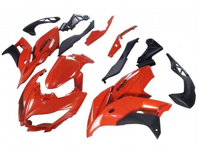 2015-2020 Kawasaki Versys 650 Motorcycle Fairings - Red Matte Black
