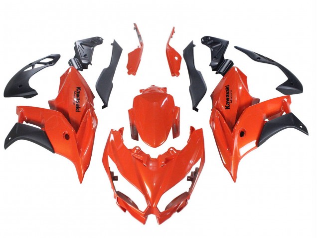 2015-2020 Kawasaki Versys 650 Motorcycle Fairings - Red Matte Black
