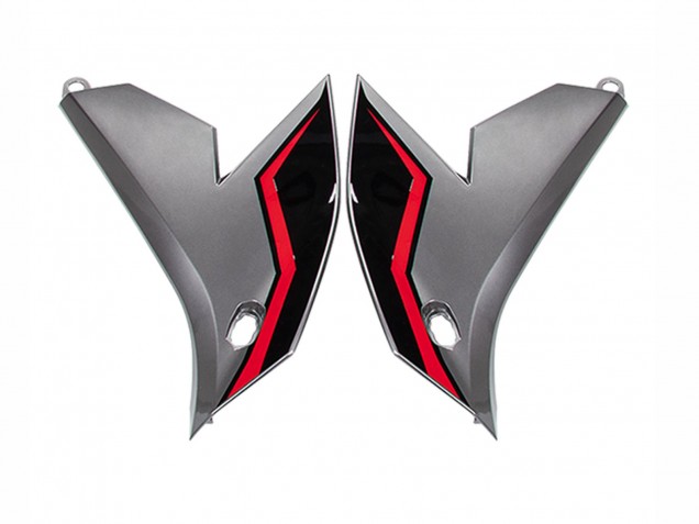2021-2024 Kawasaki Versys 650 Motorcycle Fairings - Grey Red Black