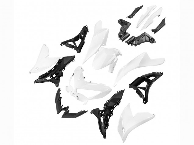 2021-2024 Kawasaki Versys 650 Motorcycle Fairings - White