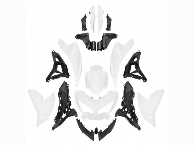 2021-2024 Kawasaki Versys 650 Motorcycle Fairings - White