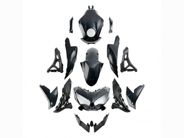 2021-2024 Kawasaki Versys 650 Motorcycle Fairings - Glossy Black