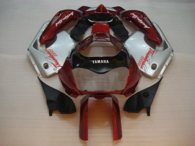 1997-2007 Yamaha YZF 1000R Thunderace Motorcycle Fairing - Red Silver Thunderace