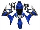 2006-2009 Yamaha YZF R6S Motorcycle Fairings - Blue White Glossy Black Yamalube