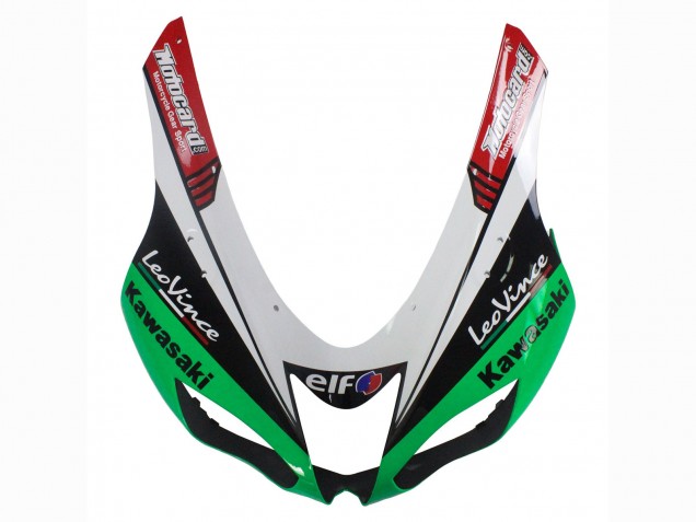 2007-2008 Kawasaki ZX6R Motorcycle Fairings - Green Red