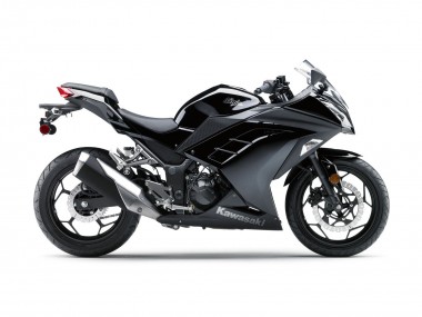 2013-2024 Kawasaki EX300 Motorcycle Fairing - Glossy Black Matte Black