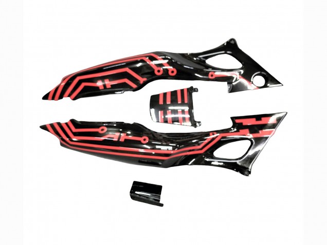1997-1998 Honda CBR600 F3 Motorcycle Fairing Kits - Red Glossy Black