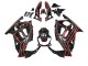 1997-1998 Honda CBR600 F3 Motorcycle Fairing Kits - Red Glossy Black
