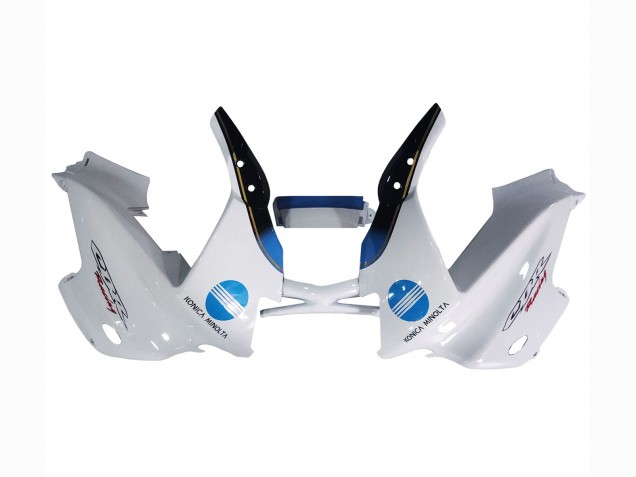 1997-1998 Honda CBR600 F3 Motorcycle Fairings - White Blue Glossy Black
