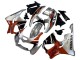 1996-1997 Honda CBR900RR 893 Motorcycle Fairings - Silver Red Glossy Black