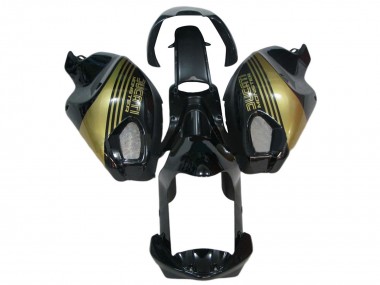 2008-2012 Ducati Monster 696 796 1100 1100S Motorcycle Fairings - Glossy Black Gold