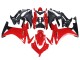 2013-2015 Honda CBR500R Motorcycle Fairings - Red Matte Black