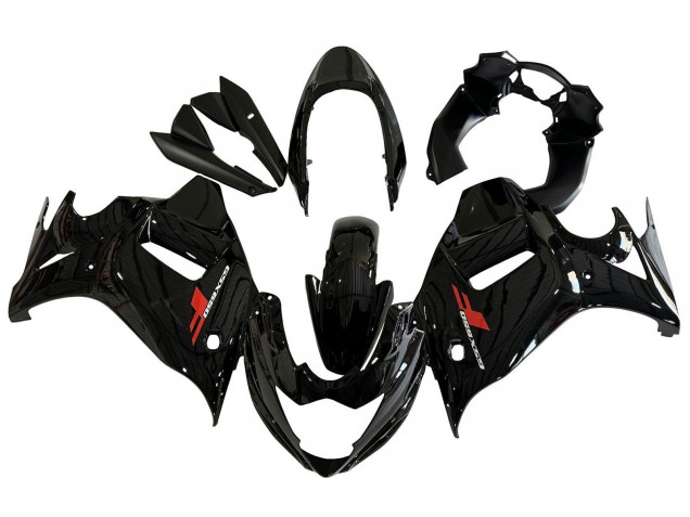 2008-2013 Suzuki GSX650F Motorcycle Fairings - Glossy Black