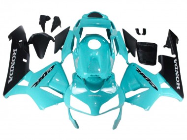 2003-2004 Honda CBR600RR Motorcycle Fairings - Light Blue Black