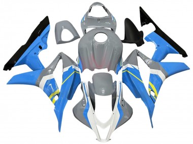 2007-2008 Honda CBR600RR Motorcycle Fairings - Nardo Grey Blue White Glossy Black