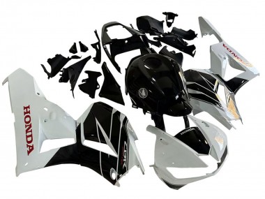 2013-2023 Honda CBR600RR Motorcycle Fairing Kits - White Glossy Black
