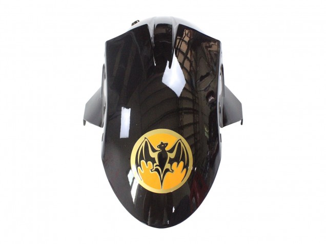2006-2007 Kawasaki ZX10R Motorcycle Fairings - Black Red Gold BACARDI