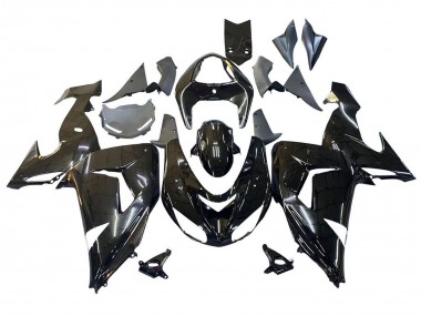 2006-2007 Kawasaki ZX10R Motorcycle Fairings - Glossy Black