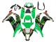 2011-2015 Kawasaki ZX10R Motorcycle Fairings - Green Yellow Black White Elf Monster