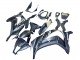 2011-2015 Kawasaki ZX10R Motorcycle Fairings - Matte Grey White Green