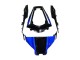 2011-2015 Kawasaki ZX10R Motorcycle Fairings - Blue White Glossy Black