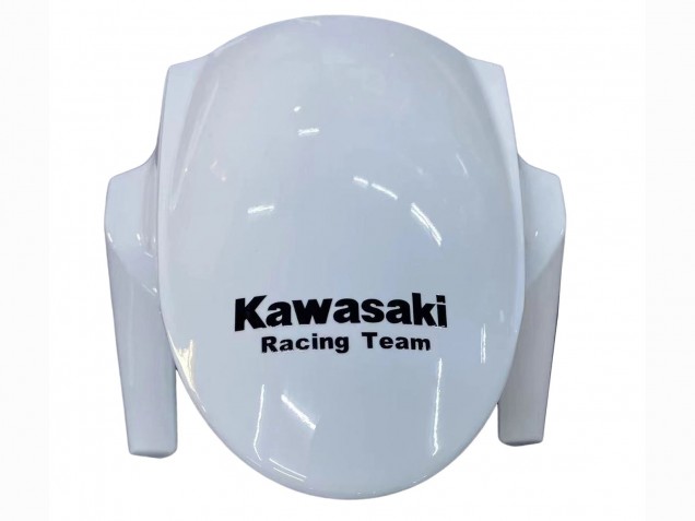 2011-2015 Kawasaki ZX10R Motorcycle Fairings - White Green Stripe Black Ninja