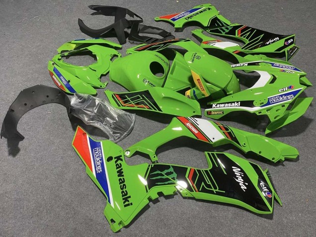 2021-2026 Kawasaki ZX10R Motorcycle Fairings - Green White Blue Black Red Showr Elf Mouldings Monster