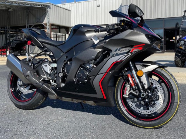 2021-2026 Kawasaki ZX10R Motorcycle Fairings - Black Grey Red