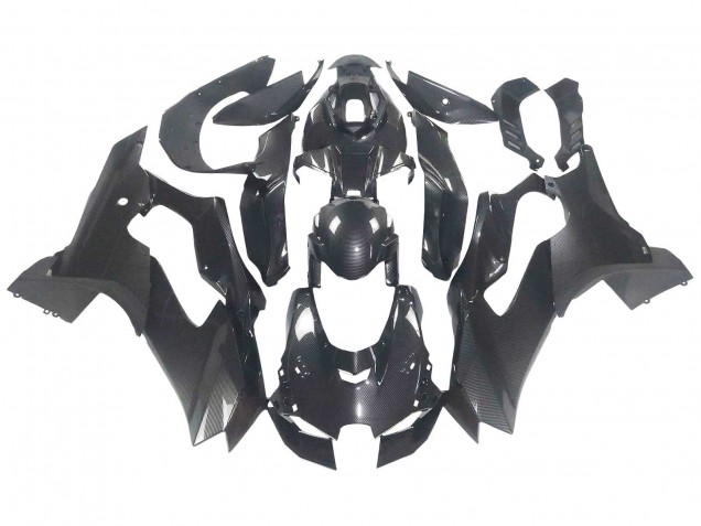 2021-2026 Kawasaki ZX10R Motorcycle Fairings - Black Carbon Fiber