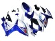 2006-2007 Suzuki GSXR 600 / GSXR 750 Motorcycle Fairings - White Blue Glossy Black Red