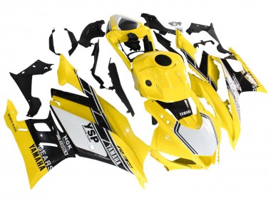 2019-2021 Yamaha YZF R3/R25 Motorcycle Fairings - Yellow White Black Stripe