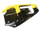 2006-2009 Yamaha YZF R6S Motorcycle Fairings - Yellow Red Glossy Black 46
